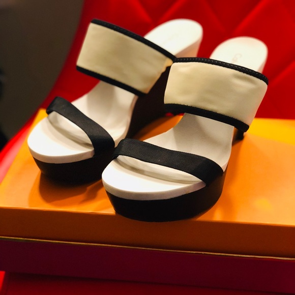 Calvin Klein Wedge Sandals - Picture 2 of 6